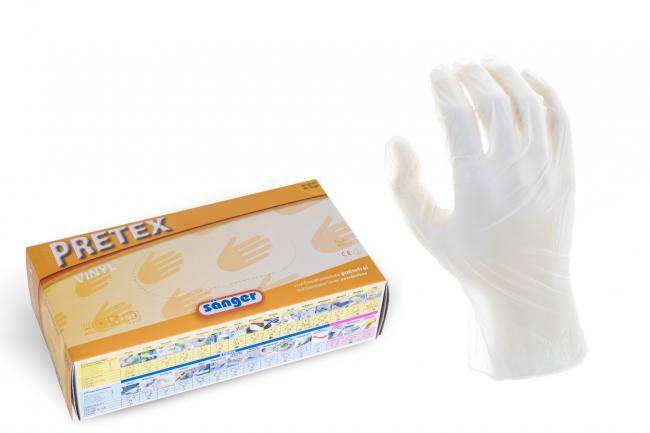 כפפות ויניל שקוף עם/ללא אבקה