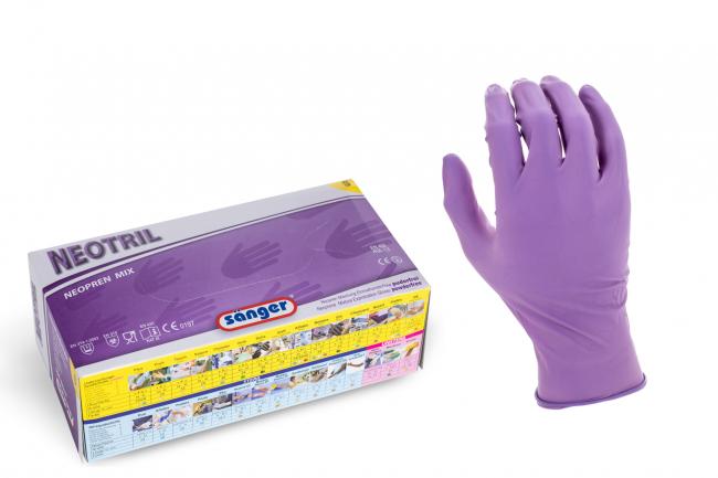 כפפות ניאוטריל ללא אבקה